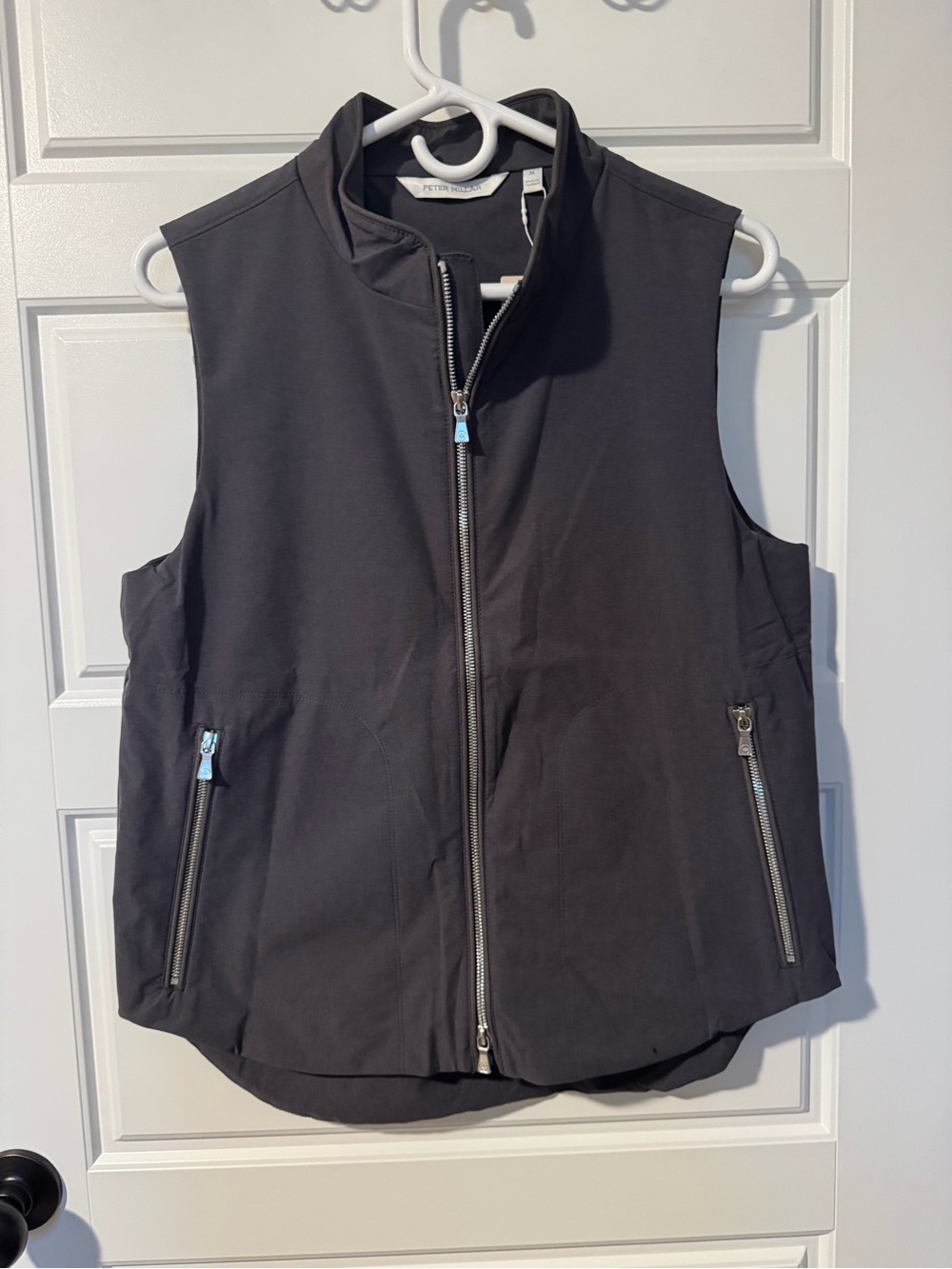 NWT Peter Millar Surge Golf/Athleisure Performance Vest, Gray, Size Medium